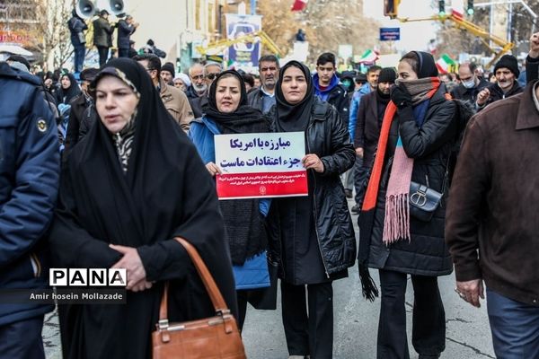 راهپیمایی 22 بهمن  در ارومیه-1