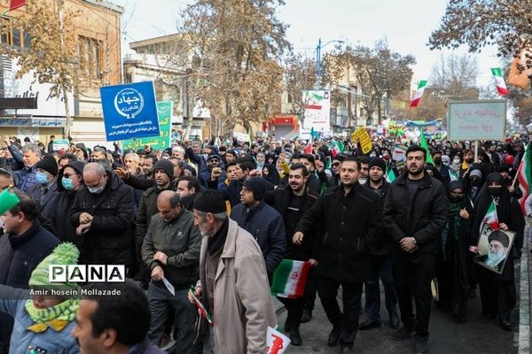 راهپیمایی 22 بهمن  در ارومیه-1