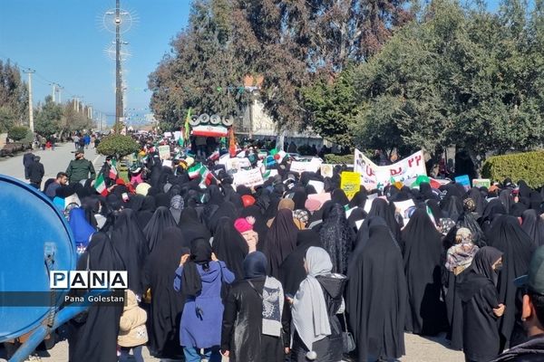 راهپیمایی22بهمن در شهرستان بندرگز