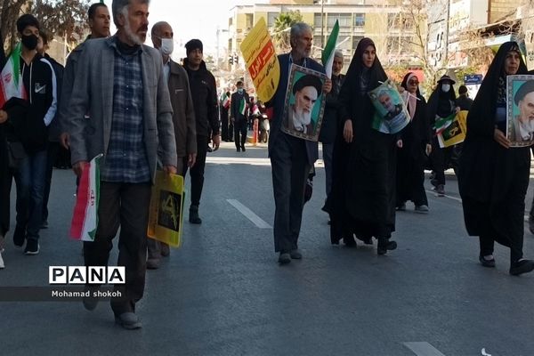 راهپیمایی ۲۲بهمن در شیراز