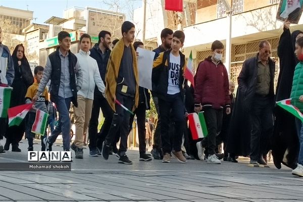 راهپیمایی ۲۲بهمن در شیراز