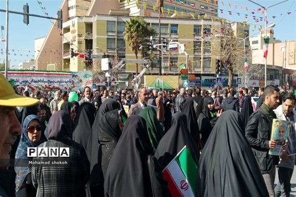 راهپیمایی ۲۲بهمن در شیراز