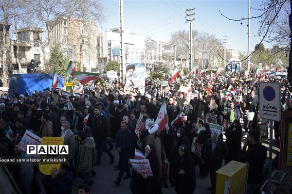 راهپیمایی۲۲ بهمن در ساری