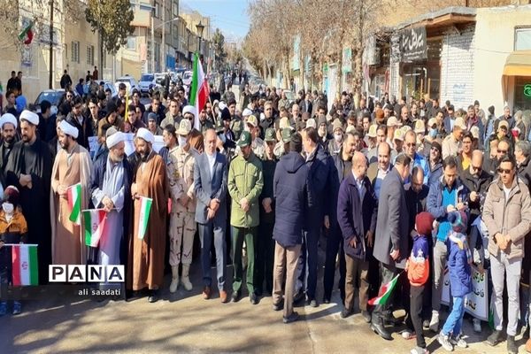 راهپیمایی 22 بهمن 1401 در شهرستان  کلات