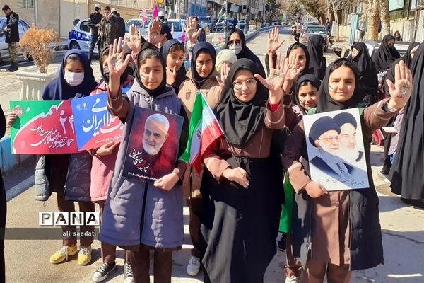 راهپیمایی 22 بهمن 1401 در شهرستان  کلات