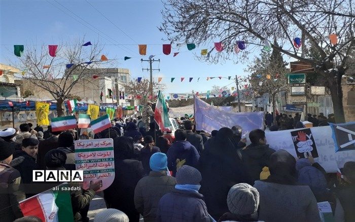 راهپیمایی ۲۲ بهمن ۱۴۰۱ در بهشهر/فیلم