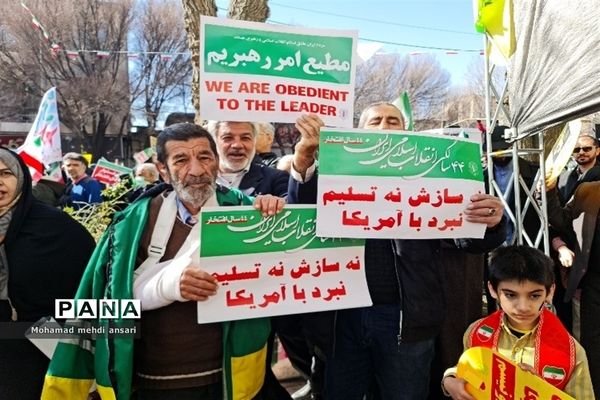 راهپیمایی 22 بهمن در شیراز