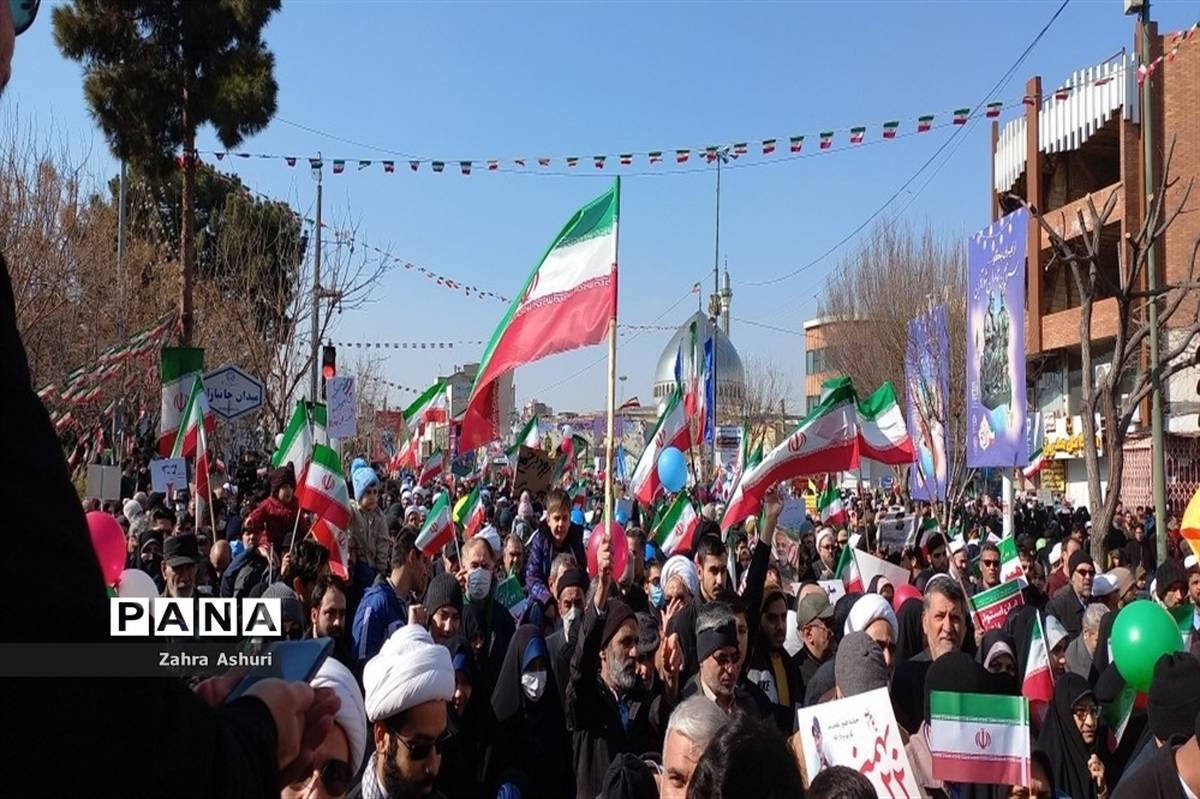 راهپیمایی 22 بهمن در قم