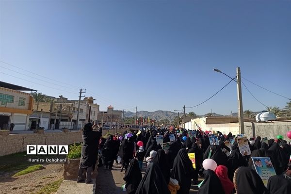 راهپیمایی 22 بهمن در منطقه خشت وکمارج