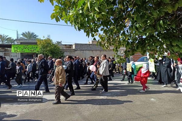 راهپیمایی 22 بهمن در منطقه خشت وکمارج