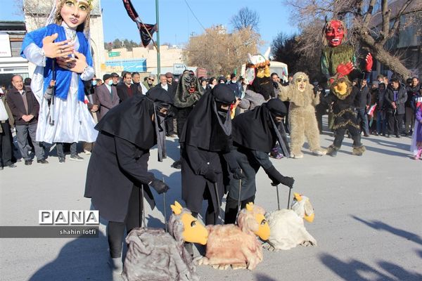 راهپیمایی مردم کرمانشاه در مراسم 22 بهمن