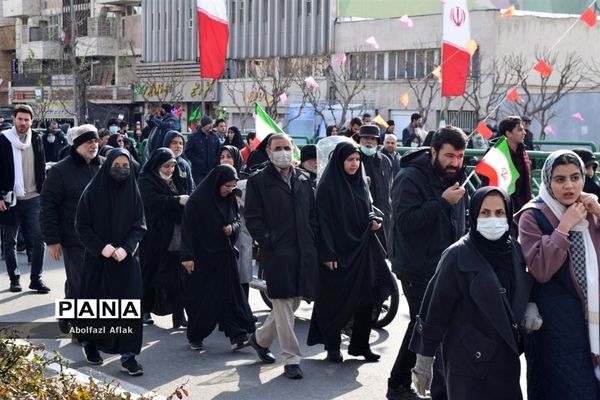 برگزاری راهپیمایی ۲۲ بهمن، از میدان انقلاب اسلامی تا میدان آزادی تهران