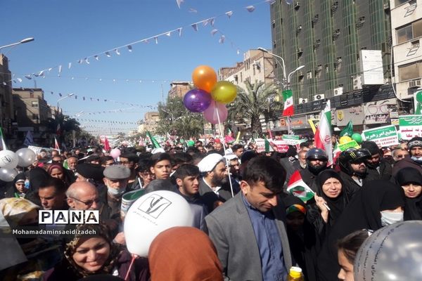 راهپیمایی ۲۲ بهمن در اهواز