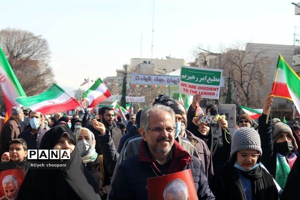 حضور حماسی مردم انقلابی در چهل و چهارمین سالگرد پیروزی انقلاب اسلامی