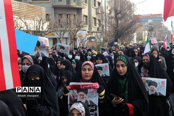 حضور حماسی مردم انقلابی در چهل و چهارمین سالگرد پیروزی انقلاب اسلامی