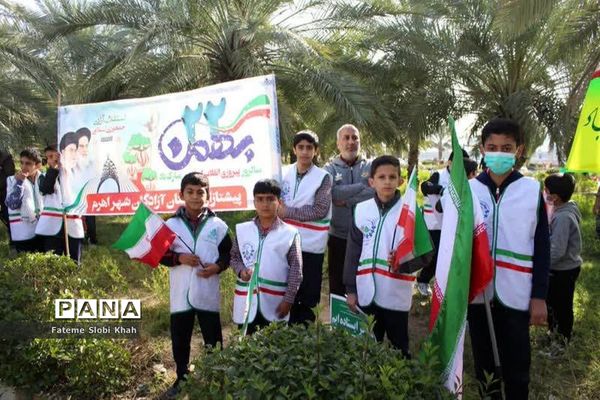 راهپیمایی 22 بهمن در تنگستان ( اهرم)