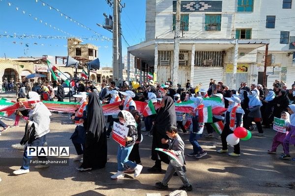 راهپیمایی ۲۲ بهمن در رامشیر