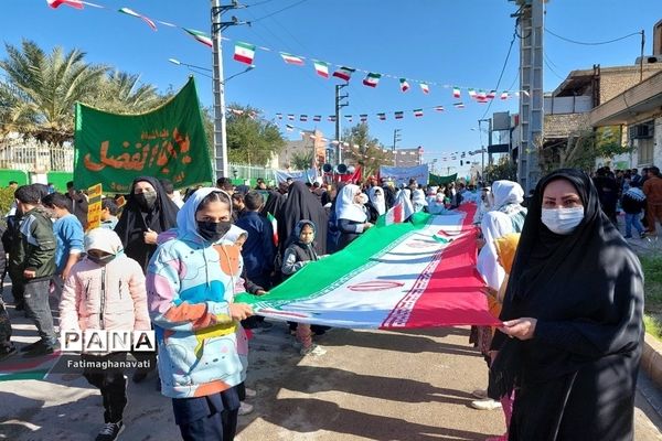 راهپیمایی ۲۲ بهمن در رامشیر