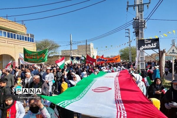 راهپیمایی ۲۲ بهمن در رامشیر