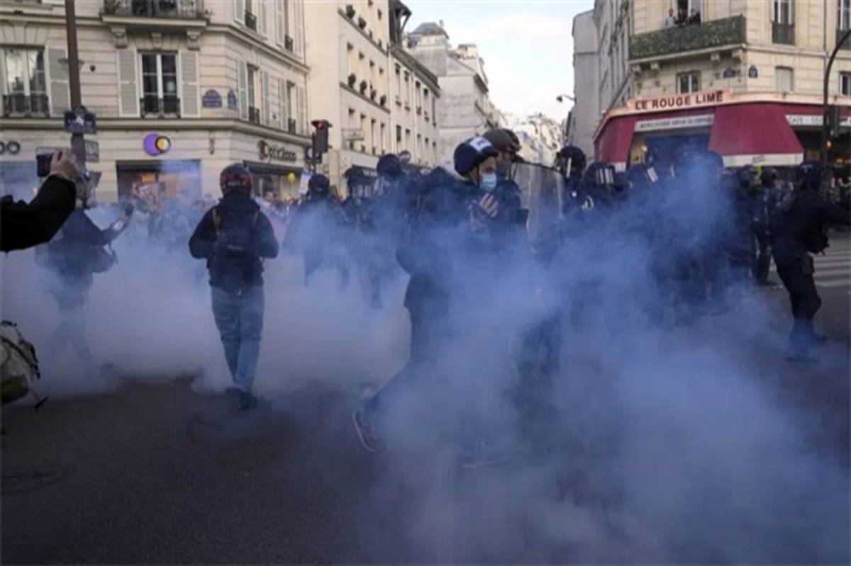تظاهرات میلیونی علیه ماکرون در فرانسه/ فیلم
