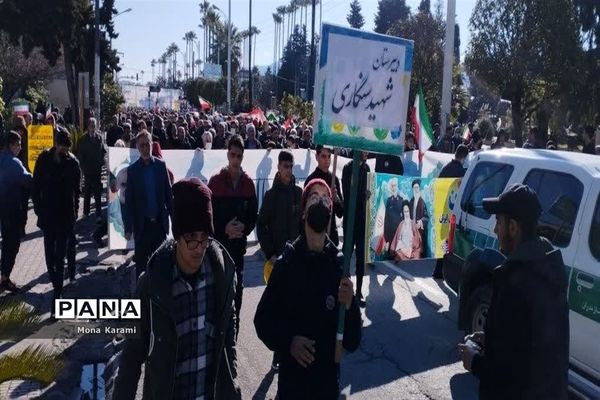 راهپیمایی ۲۲ بهمن در شهرستان نوشهر