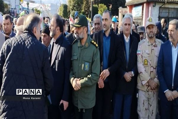 راهپیمایی ۲۲ بهمن در شهرستان نوشهر