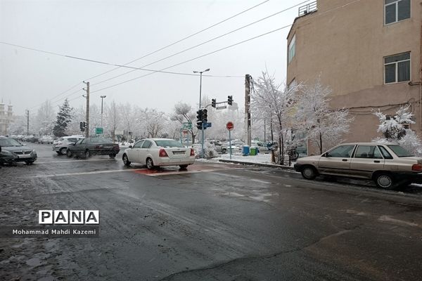 بارش شدید برف در تهران
