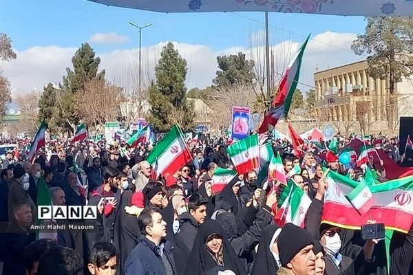 راهپیمایی چهل و چهارمین بهار انقلاب در سمنان -1