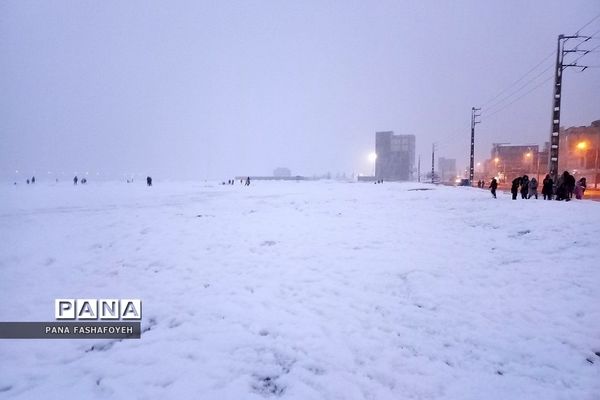 بارش برف زمستانی در فشافویه