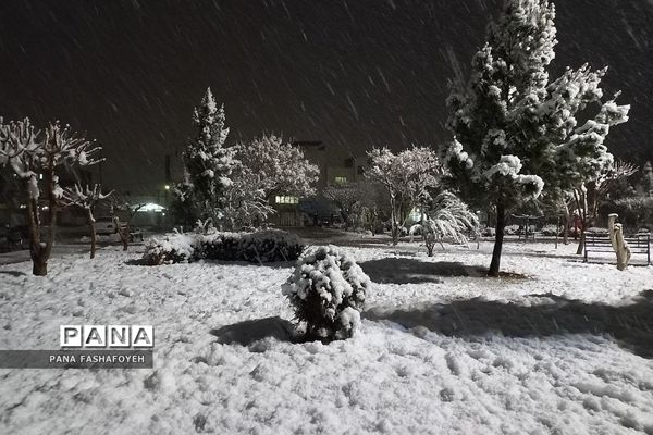 بارش برف زمستانی در فشافویه