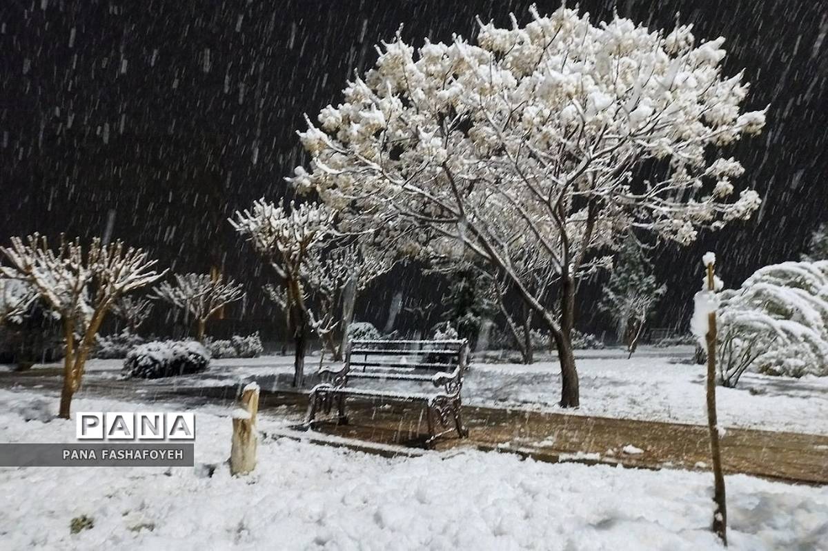 بارش برف زمستانی در فشافویه