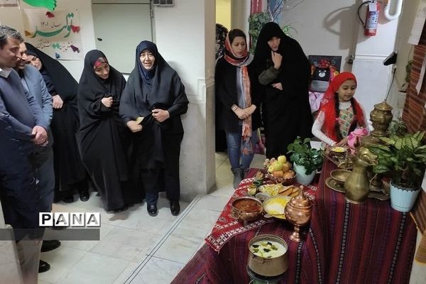 برگزاری جشنواره آیین‌های سرزمین من در دبستان دخترانه سما یک رودهن