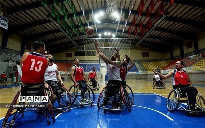 هفتمین مرحله اردوی تیم ملی بسکتبال با ویلچیر مردان