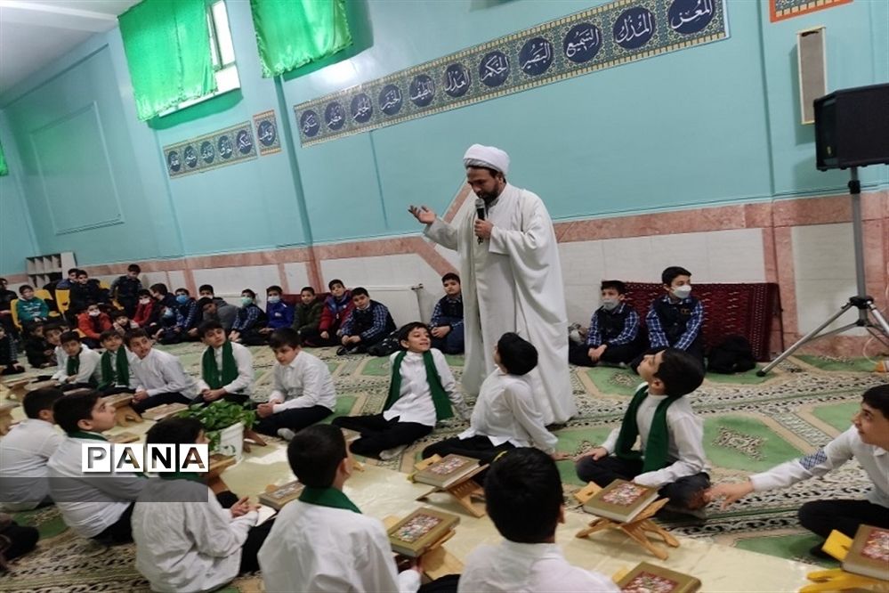 آیین افتتاح دارالقرآن شهید وحید زمانی‌نیا در مدرسه امام علی(ع)  آموزش وپرورش ناحیه دوشهرری