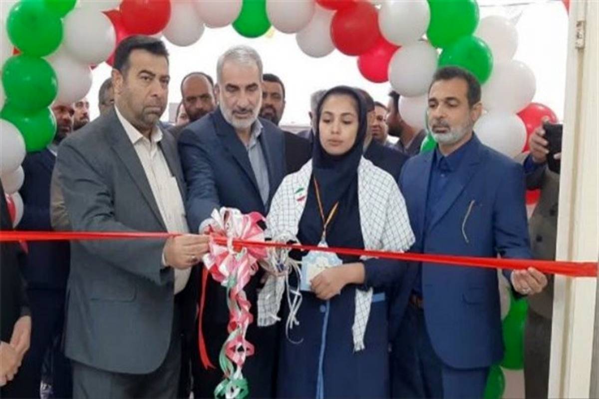 افتتاح هنرستان خیرساز ۱۲ کلاسه شهدای شمخانی در شهرستان خرمشهر