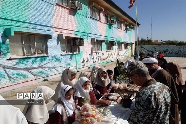 برگزاری بازارچه دانش‌آموزی در دبستان شهید قرنی پدافند هوایی بهبهان