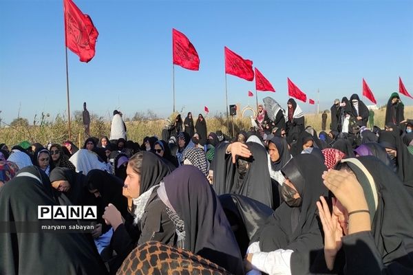 حضور دانش‌آموزان دختر دبیرستانی ناحیه 3 در راهیان نور دانش‌آموزی