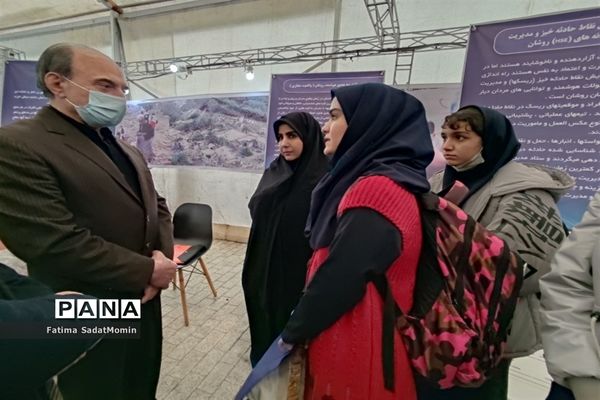 حضور دانش‌آموزان پژوهشگر و  نخبه ناحیه دو  شهر ری در رویداد ملی مدیریت بحران ایران قوی