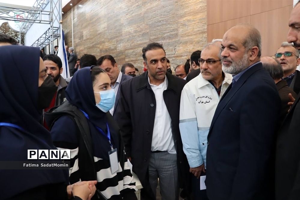 حضور دانش‌آموزان پژوهشگر و  نخبه ناحیه دو  شهر ری در رویداد ملی مدیریت بحران ایران قوی