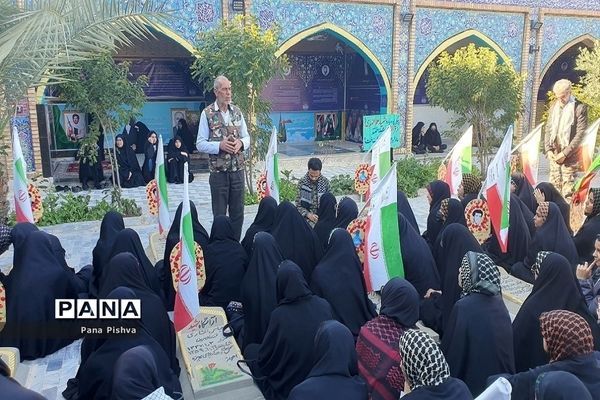 حضور دانش‌آموزان پیشوایی در راهیان نور دانش‌آموزی