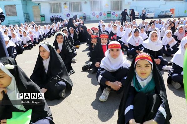آیین نام‌گذاری آموزشگاه ابتدایی شهید امیر حسین بوربور عظیمی