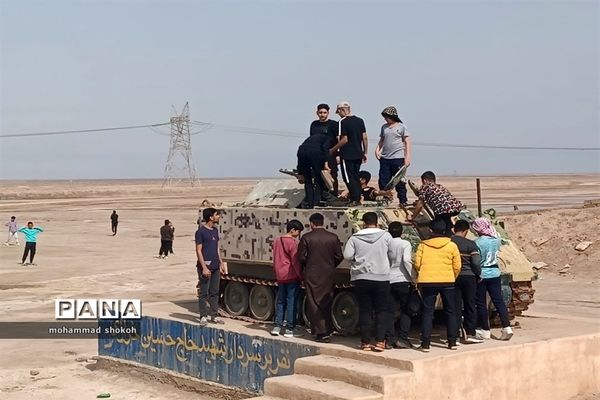 حضور دانش‌آموزان پسر دبیرستانی ناحیه 3 در راهیان نور دانش‌آموزی