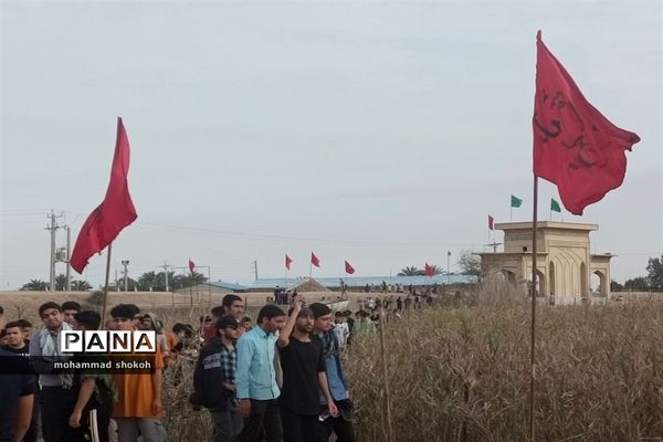 حضور دانش‌آموزان پسر دبیرستانی ناحیه 3 در راهیان نور دانش‌آموزی