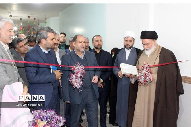 افتتاحیه مدرسه خیرساز سه کلاسه الحاقی مدرسه سامنی در روستای احمد آباد بهارستان 2