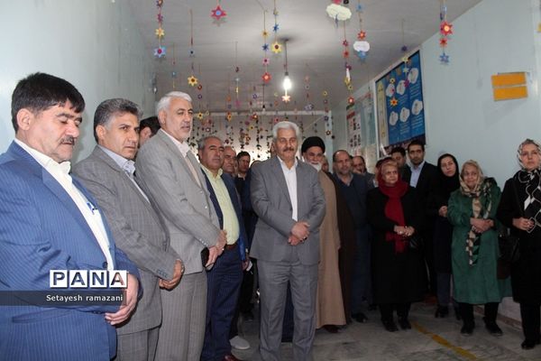 افتتاحیه مدرسه خیرساز سه کلاسه الحاقی مدرسه سامنی  در روستای احمد آباد بهارستان 2