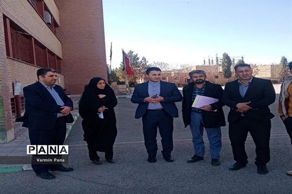 بازدید معاون تربیت بدنی  شهرستان های استان تهران از مدارس شهرستان ورامین
