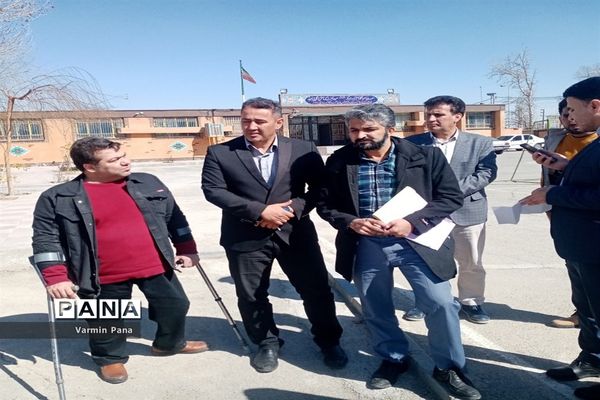 بازدید معاون تربیت بدنی  شهرستان های استان تهران از مدارس شهرستان ورامین