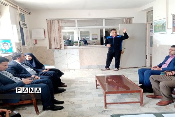 بازدید معاون تربیت بدنی  شهرستان های استان تهران از مدارس شهرستان ورامین
