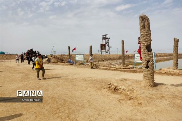 حضور پر شور دانش‌آموزان پسر استان فارس در اردوی راهیان نور