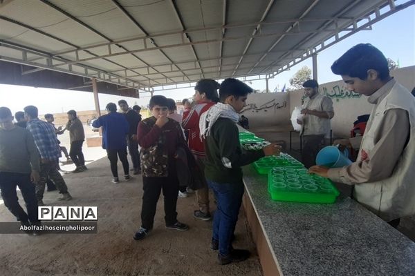 اعزام  دانش‌آموزان سمپادی شهرستان دزفول به اردوی پیشرفت نورانی